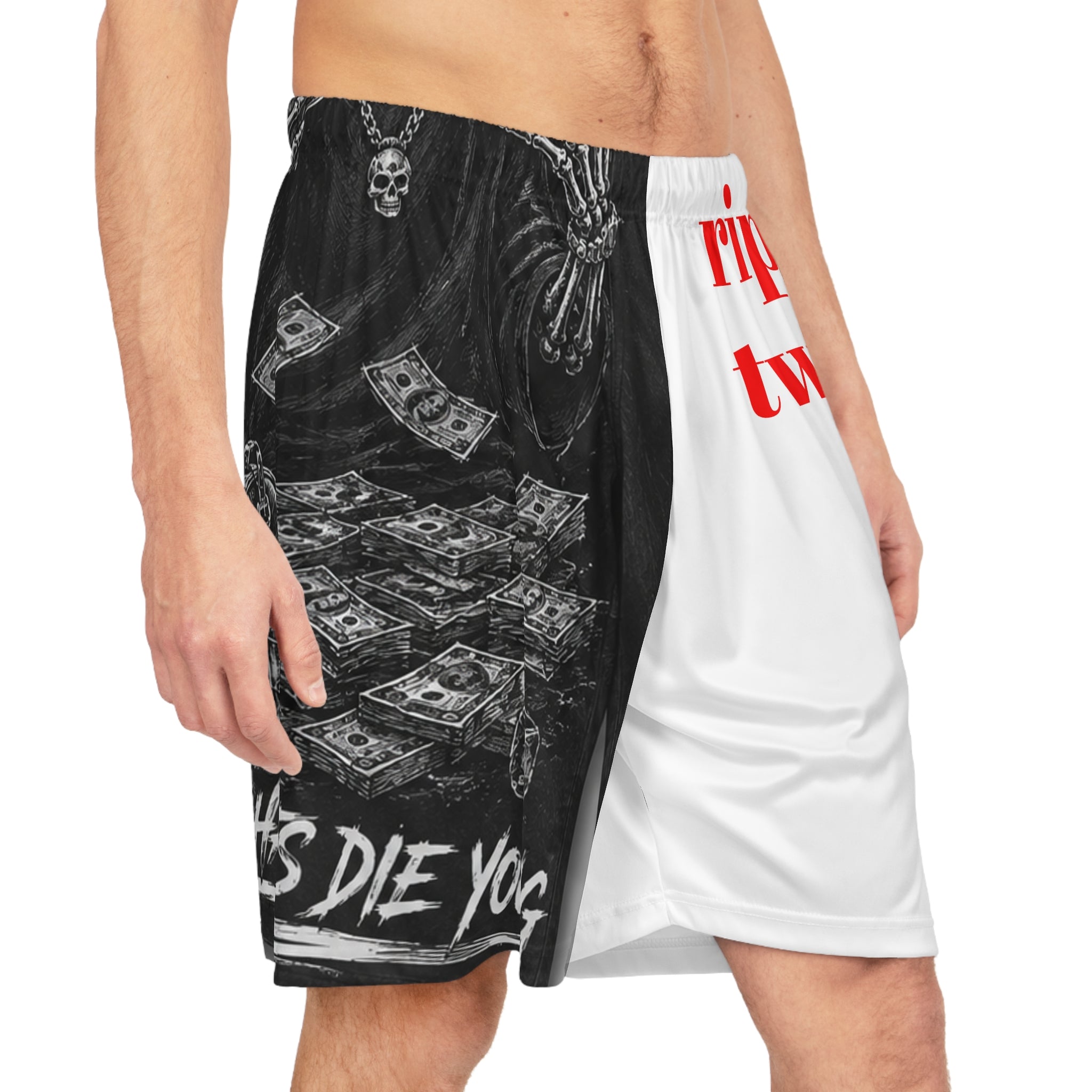 Rip Twenty 'Bad Habits' Basketball Shorts — Streetwear AOP Tribute