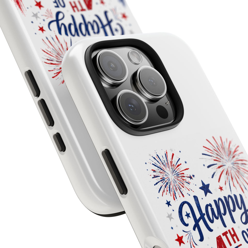 Happy 4th of July Tough Phone Case — Patriotic Fireworks USA Phone Cover