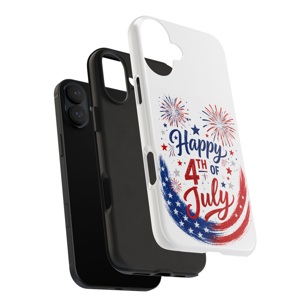 Happy 4th of July Tough Phone Case — Patriotic Fireworks USA Phone Cover