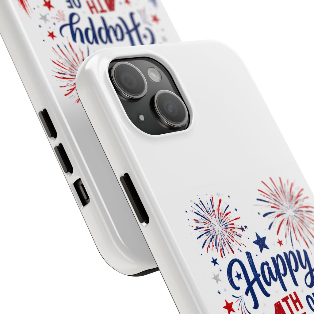 Happy 4th of July Tough Phone Case — Patriotic Fireworks USA Phone Cover