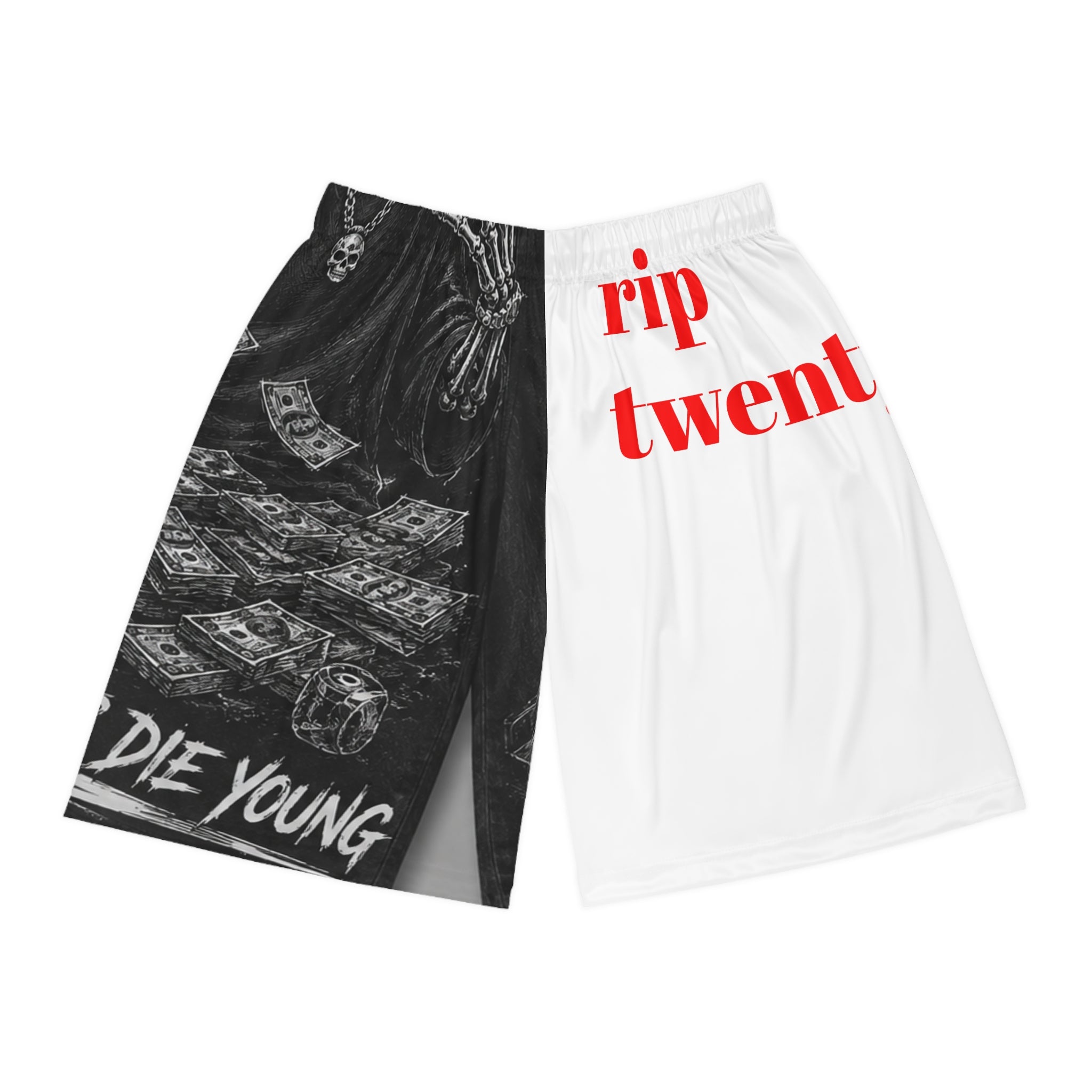 Rip Twenty 'Bad Habits' Basketball Shorts — Streetwear AOP Tribute
