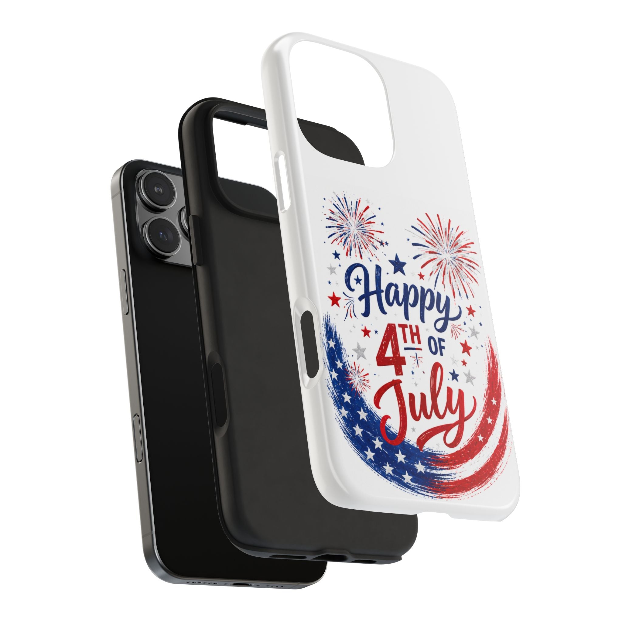 Happy 4th of July Tough Phone Case — Patriotic Fireworks USA Phone Cover