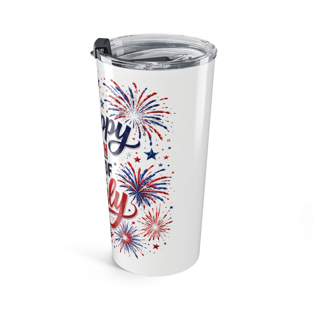 Happy 4th of July 20oz Tumbler – Patriotic Fireworks Stainless Travel Cup